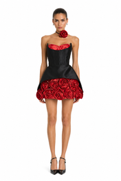 Rose Petal Corset Dress