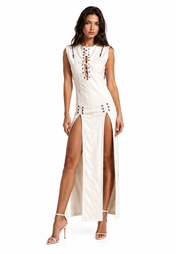 White Dune motion dress