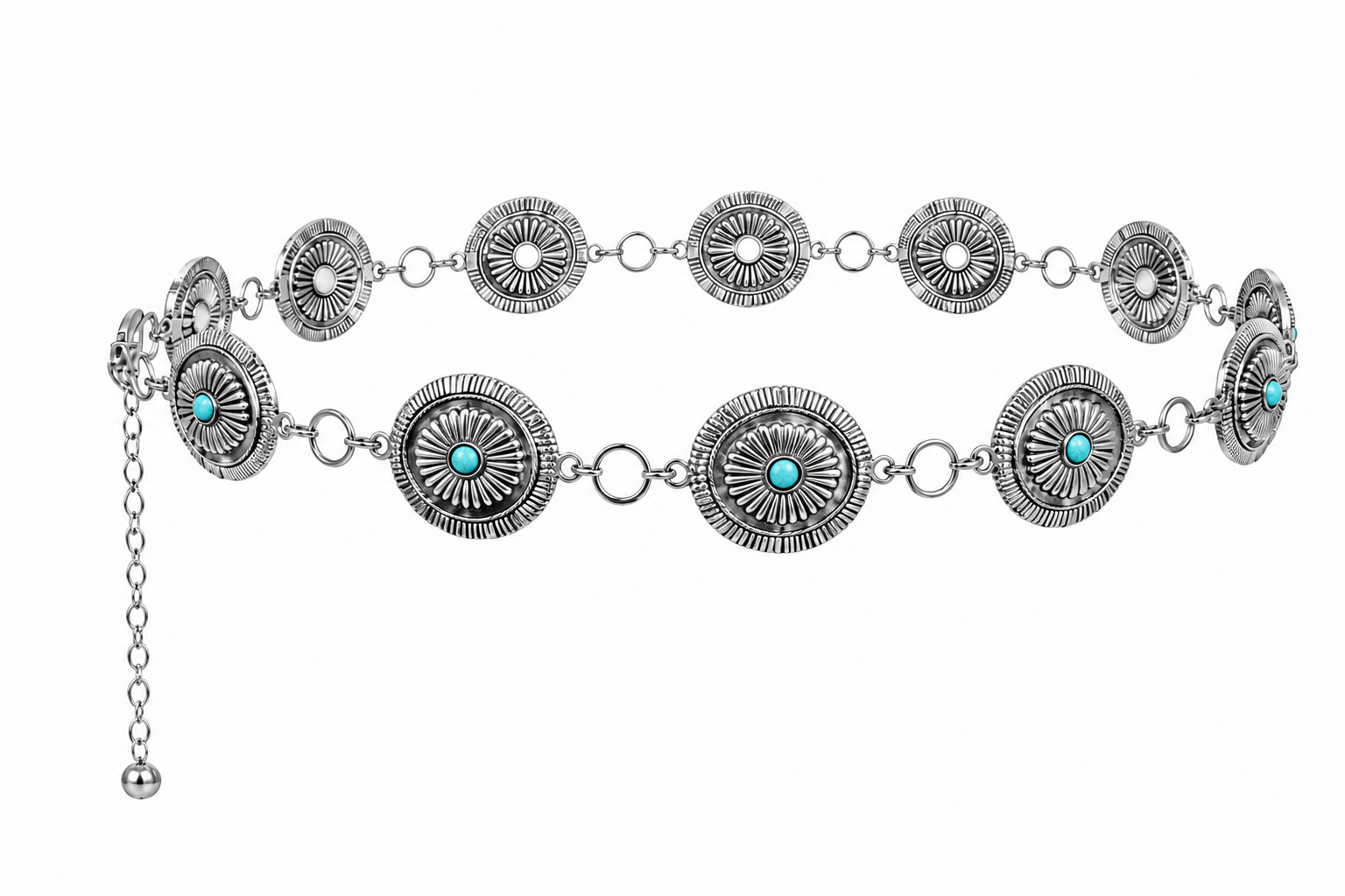 Silver Sierra Belt