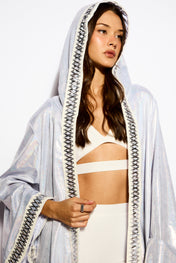 Silver Ivory detail kimono