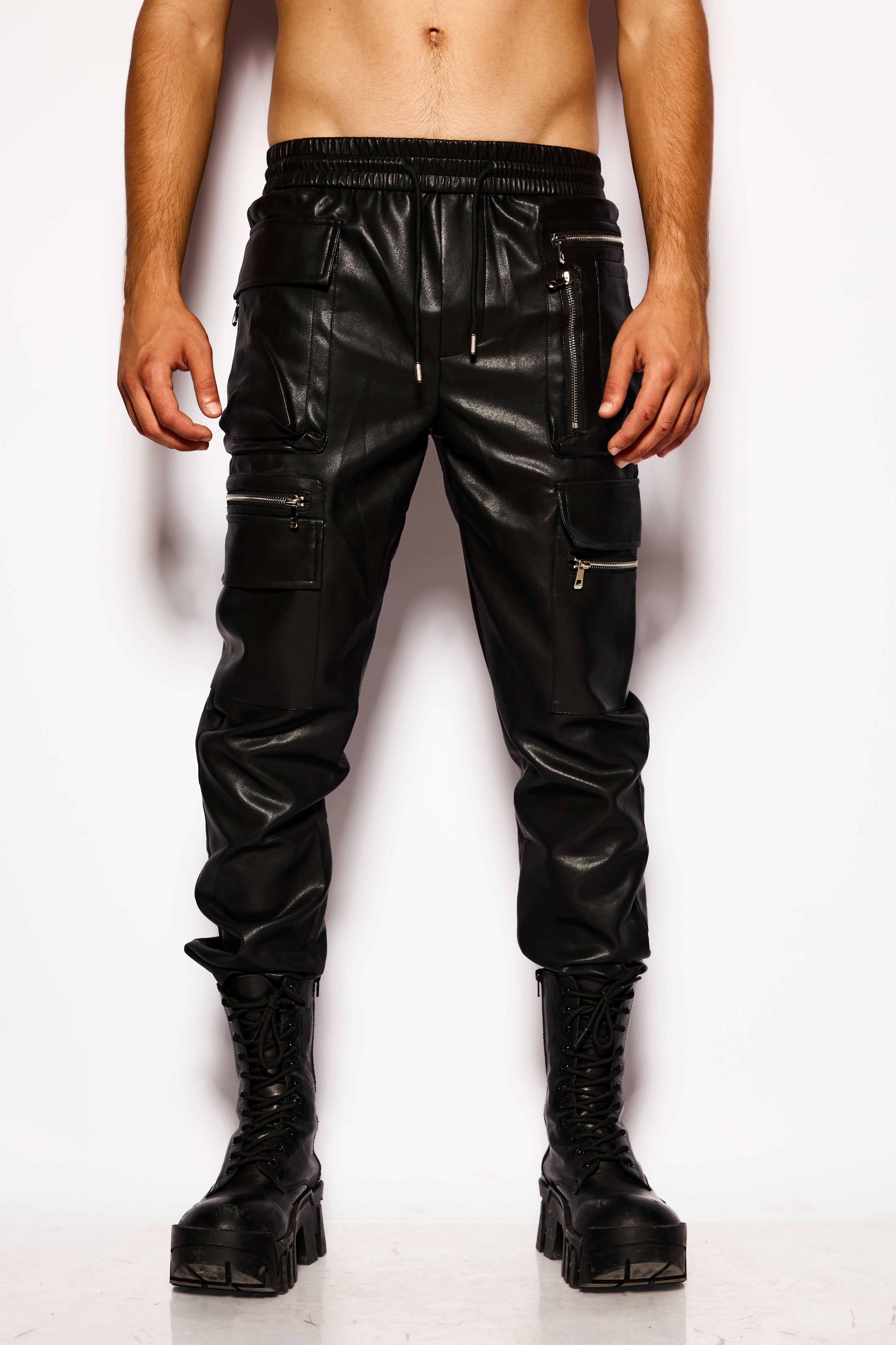 Multi-zip pants