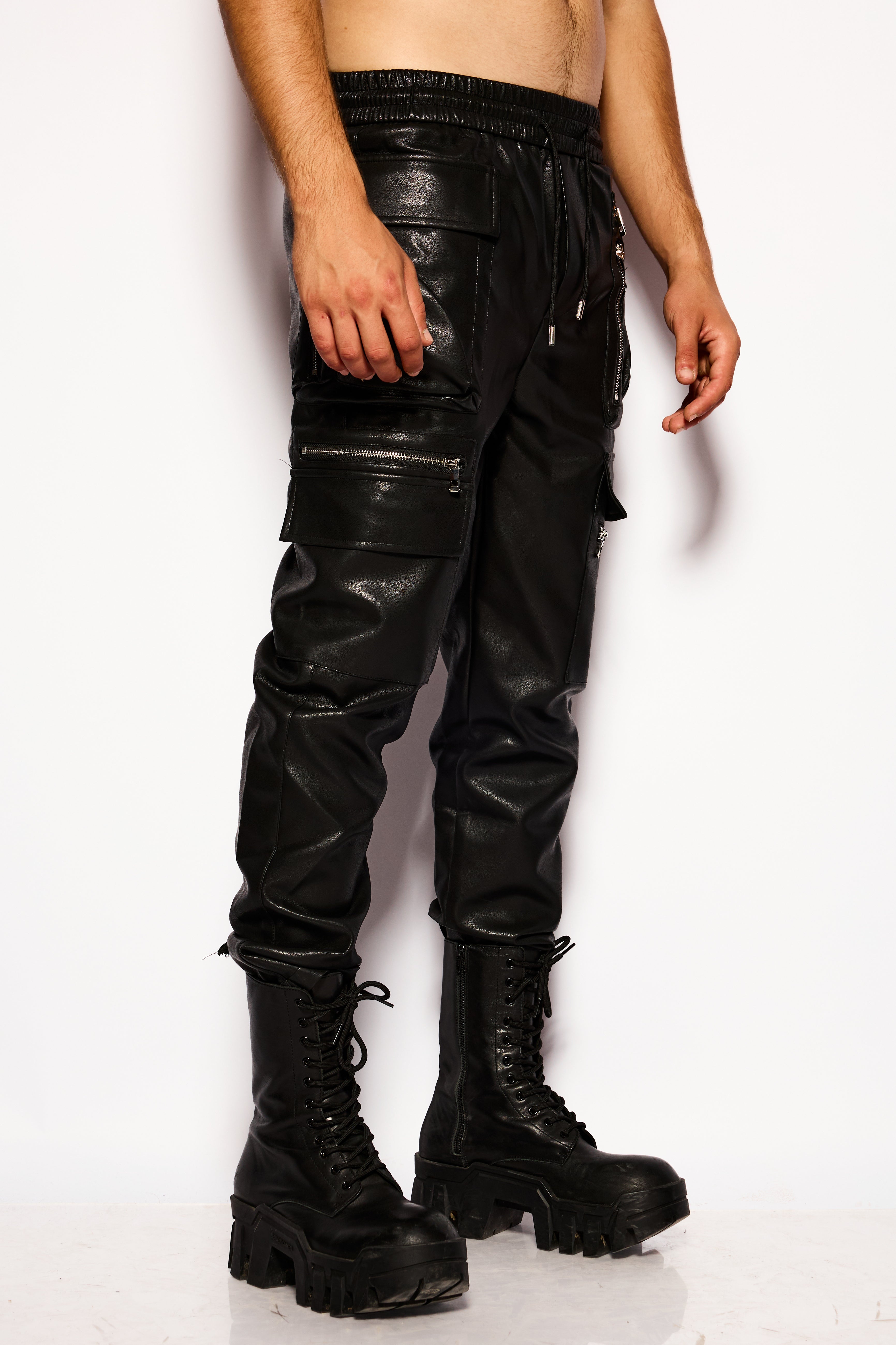 Multi-zip pants
