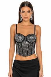 Noir Spark Bustier