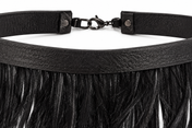 Noir Feather Necklace