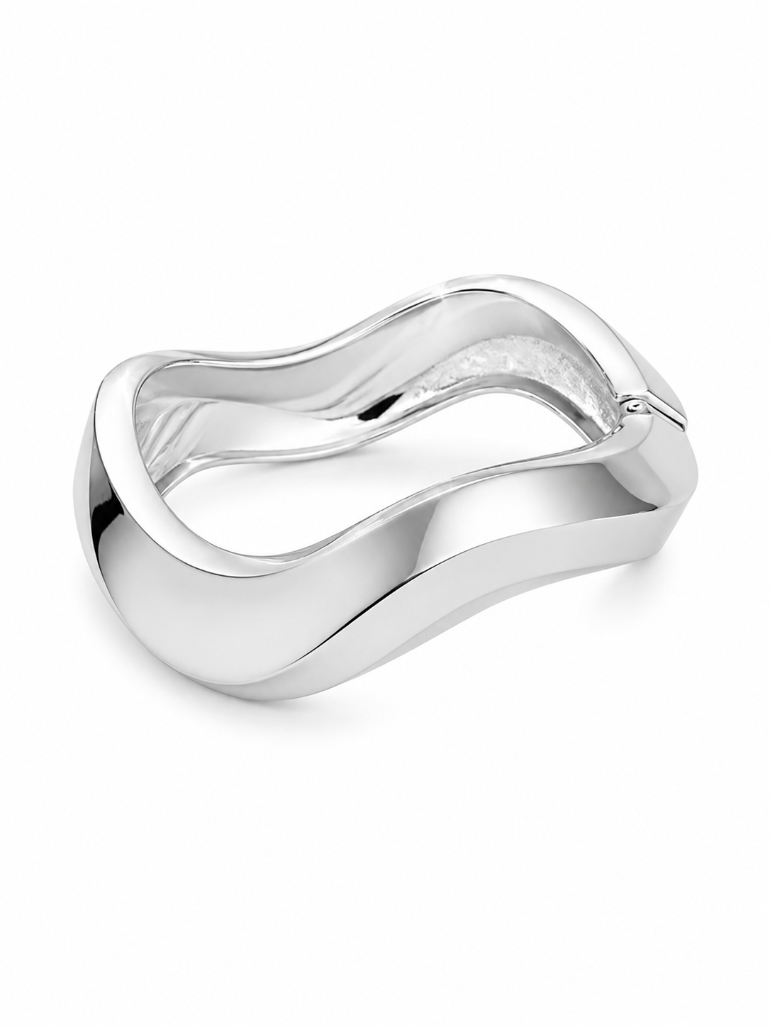 Silver Wave Cuff