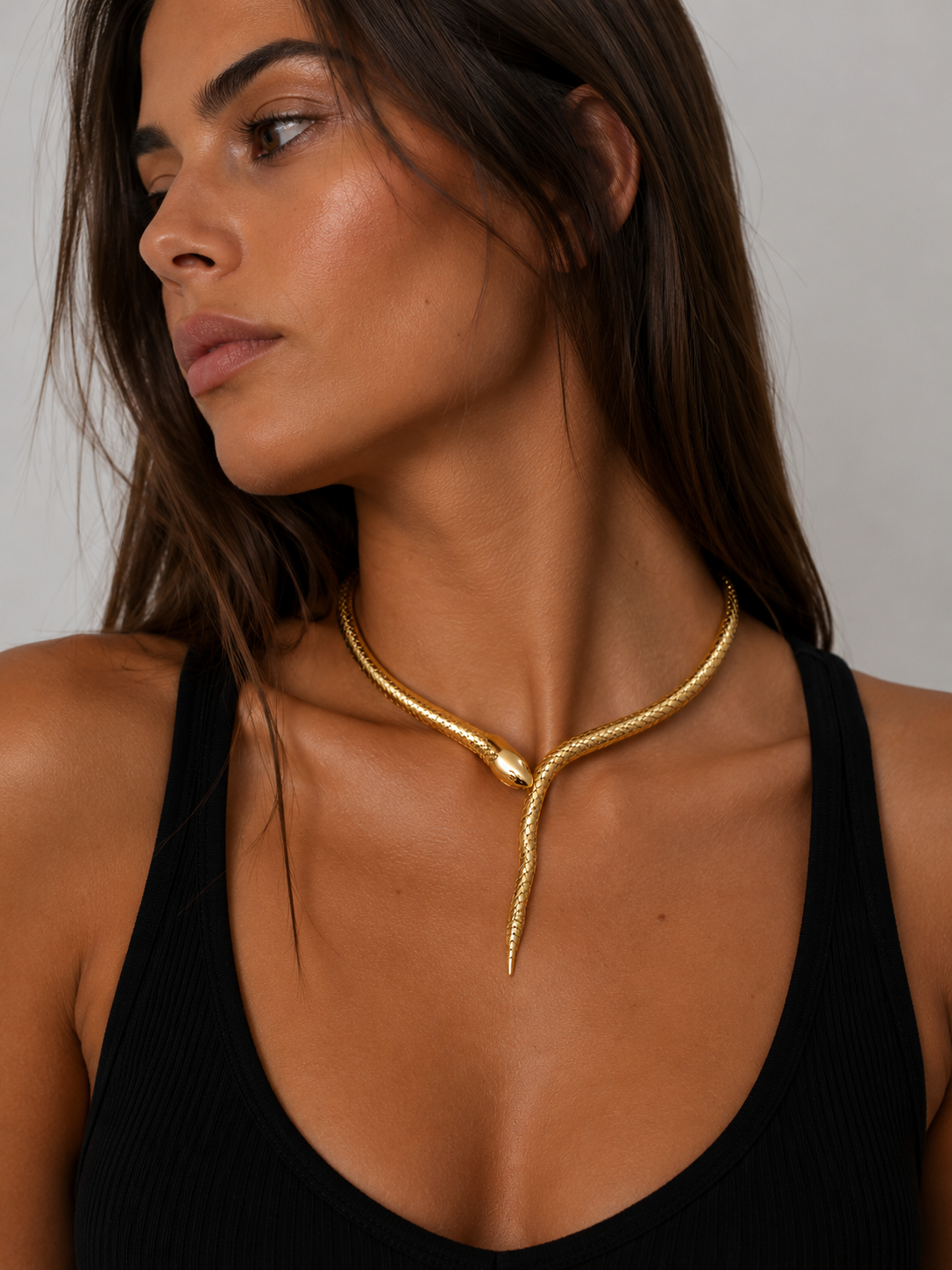 Snake Wrap Necklace