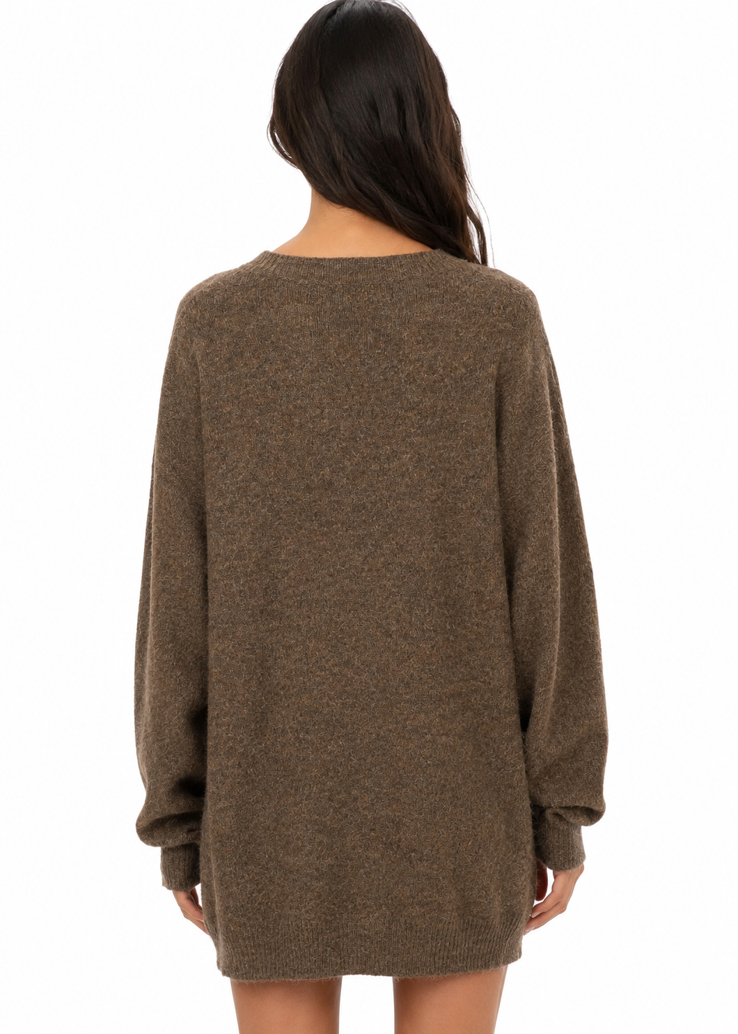Brown Chain Flow Knit