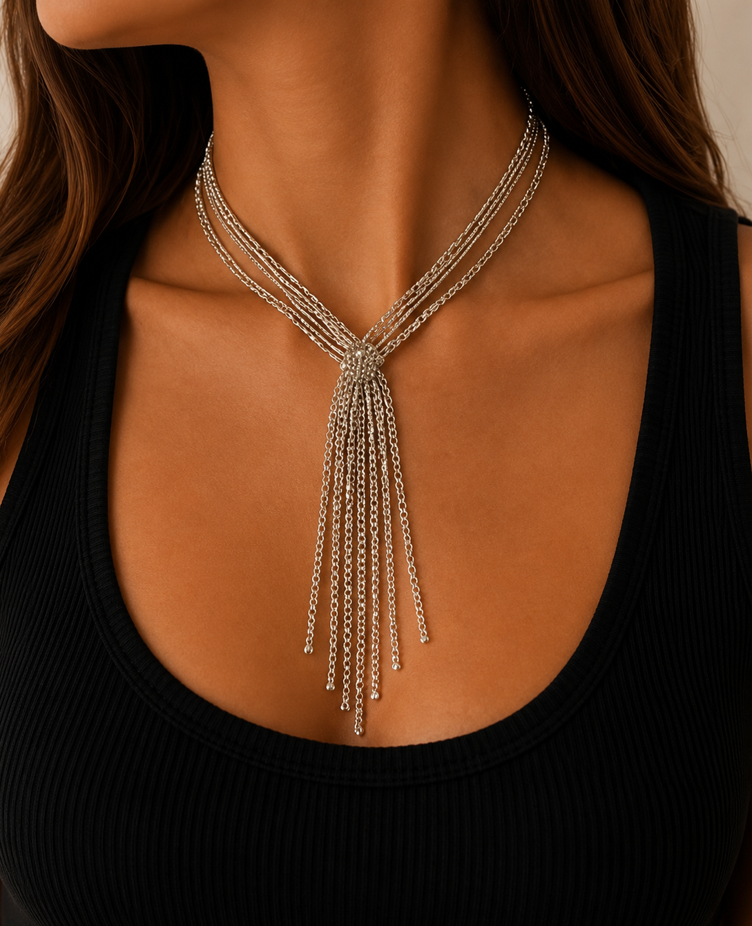 Crystal Cascade Necklace