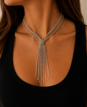 Crystal Cascade Necklace