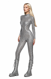 Grey Sparkle Jumpsuit