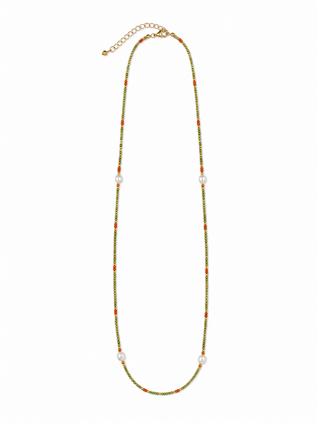 Olive Pearl Necklace