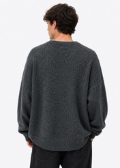 Gray Chain Flow Knit