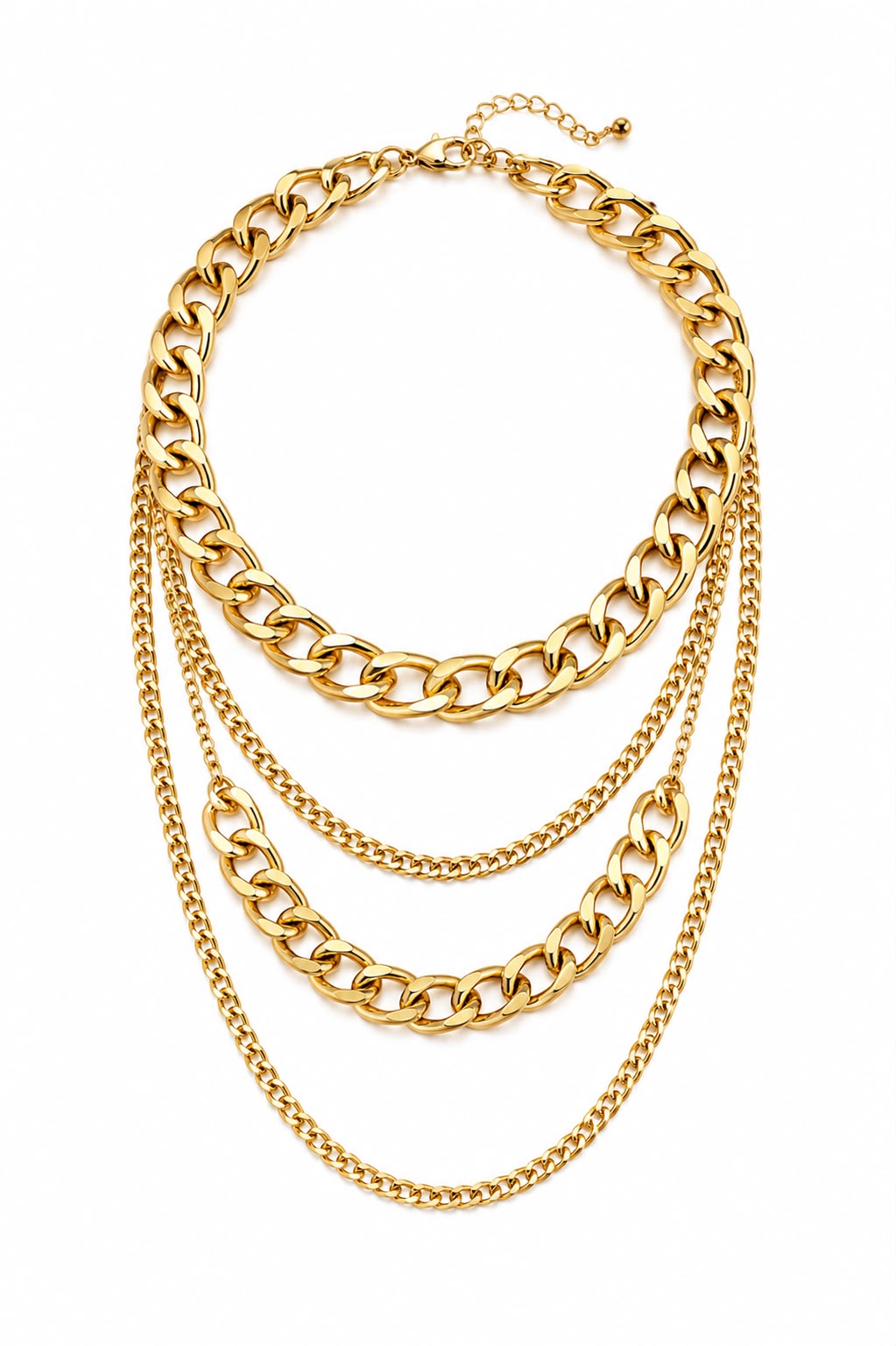 Multi Layer Gold Chain