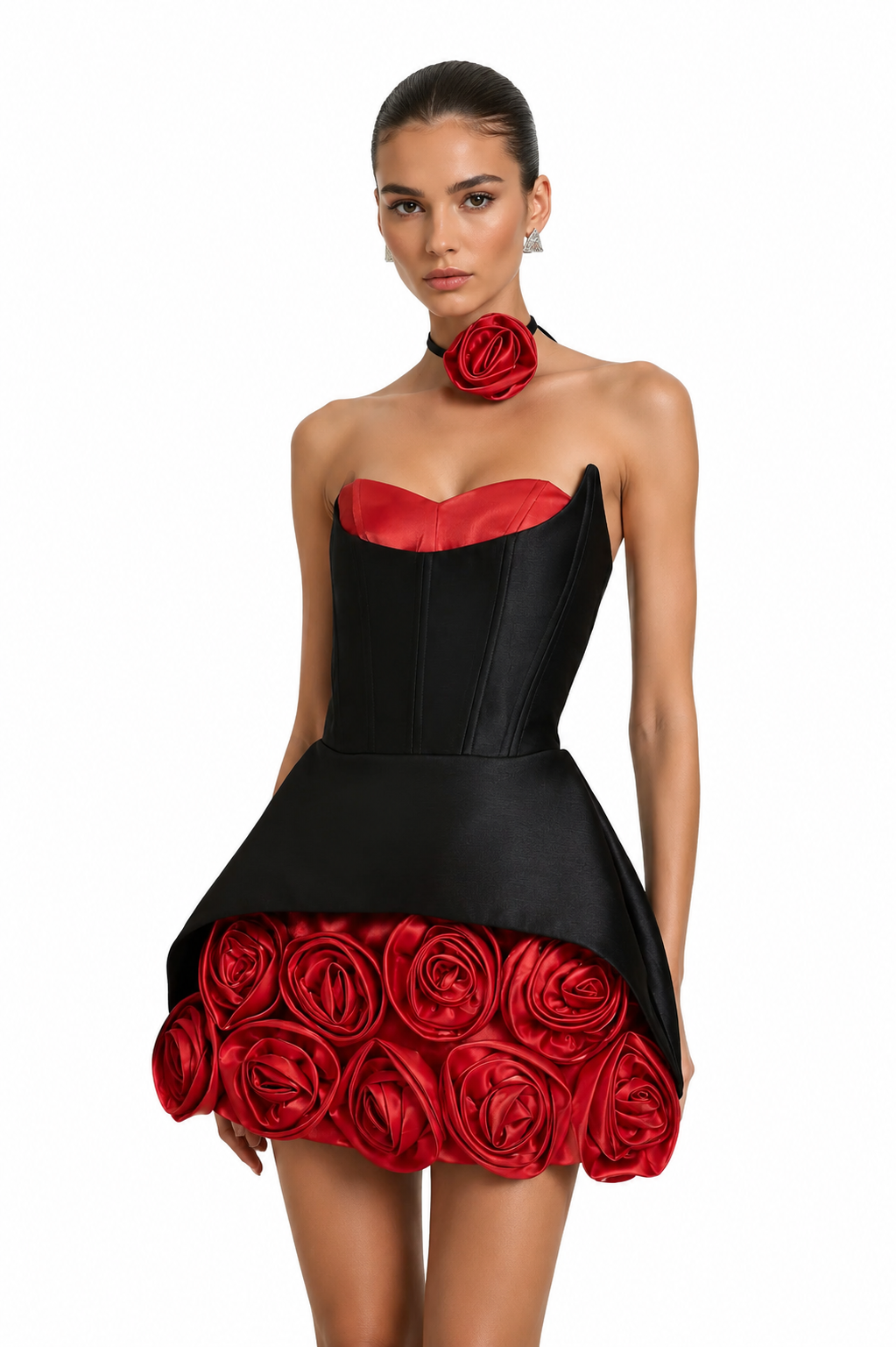 Rose Petal Corset Dress