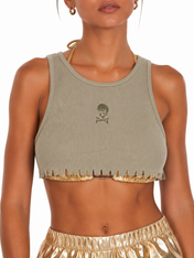Raw crop tank