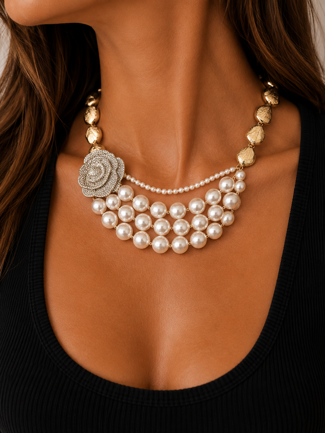 Bloom Pearl Choker