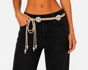 Beige Luna Pearl Belt