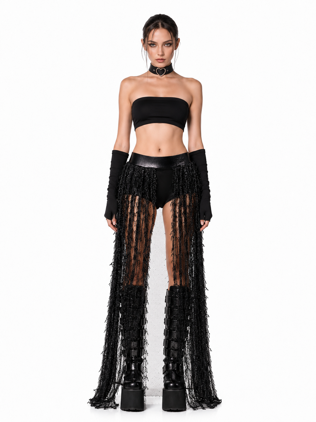 Light feather skirt