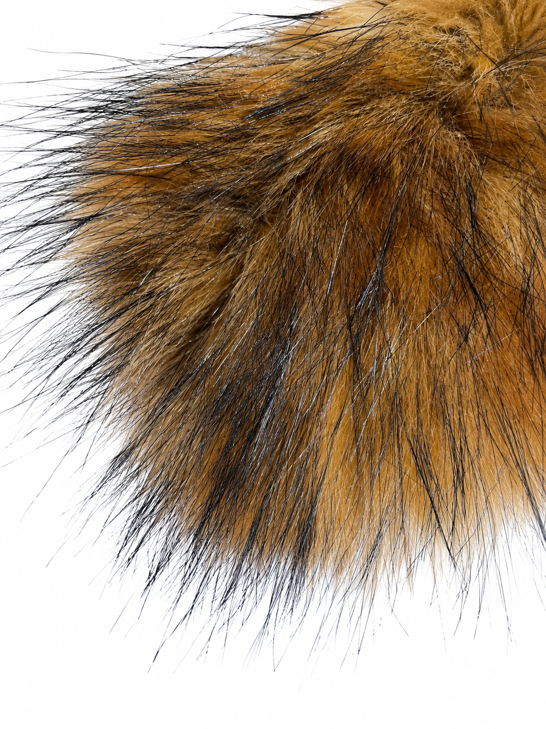 Brown/Black Luxe Faux Fur Scarf