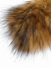 Brown/Black Luxe Faux Fur Scarf