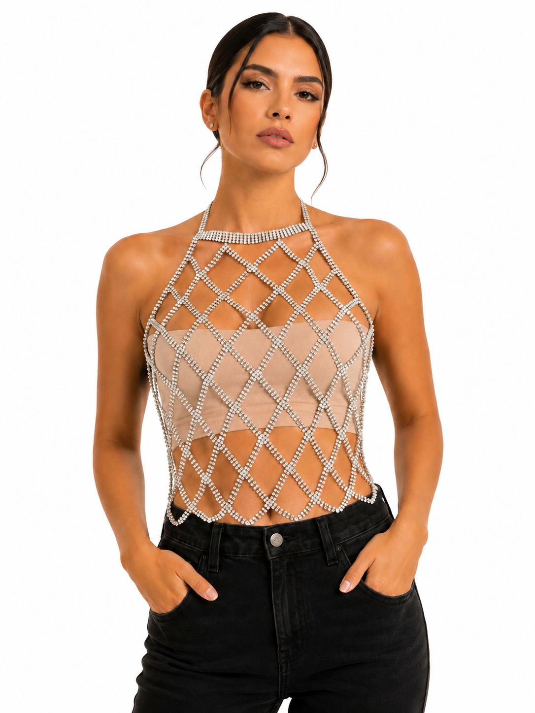Silver Mirage Top