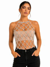 Silver Mirage Top