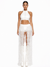 Light feather skirt