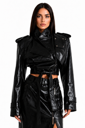 Noir Croc Jacket