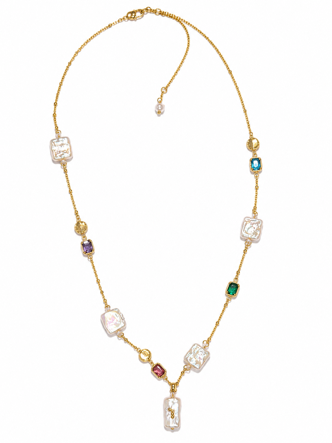 Pearl Mosaic Necklace