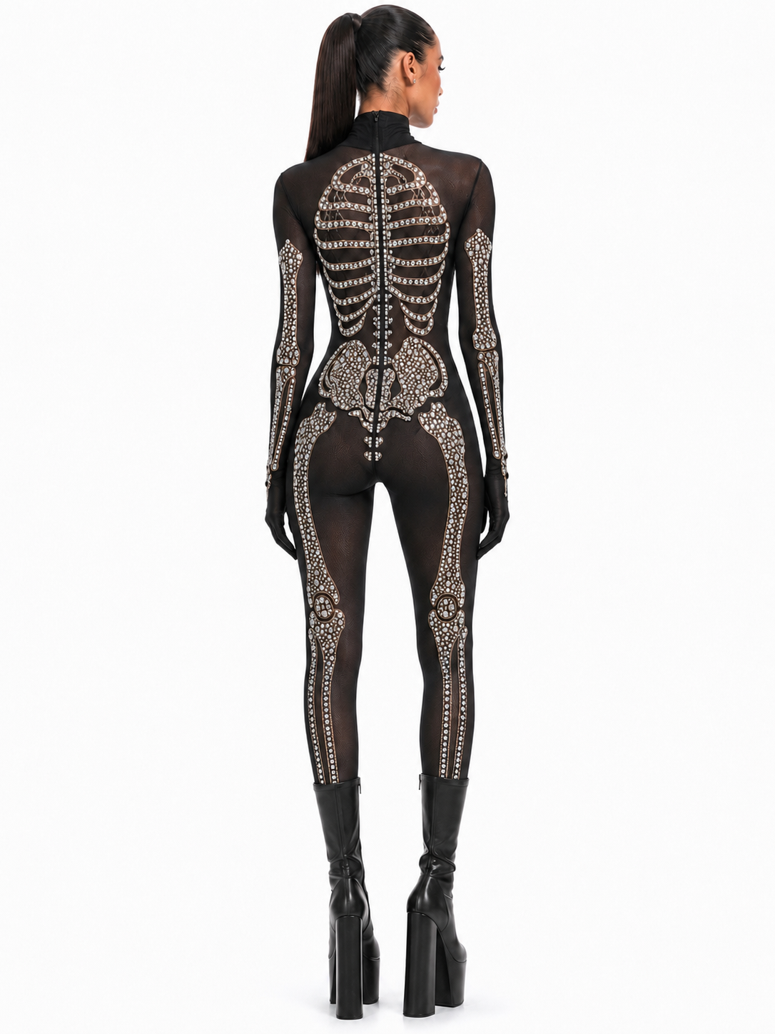 Crystal Skeleton Catsuit