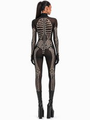 Crystal Skeleton Catsuit