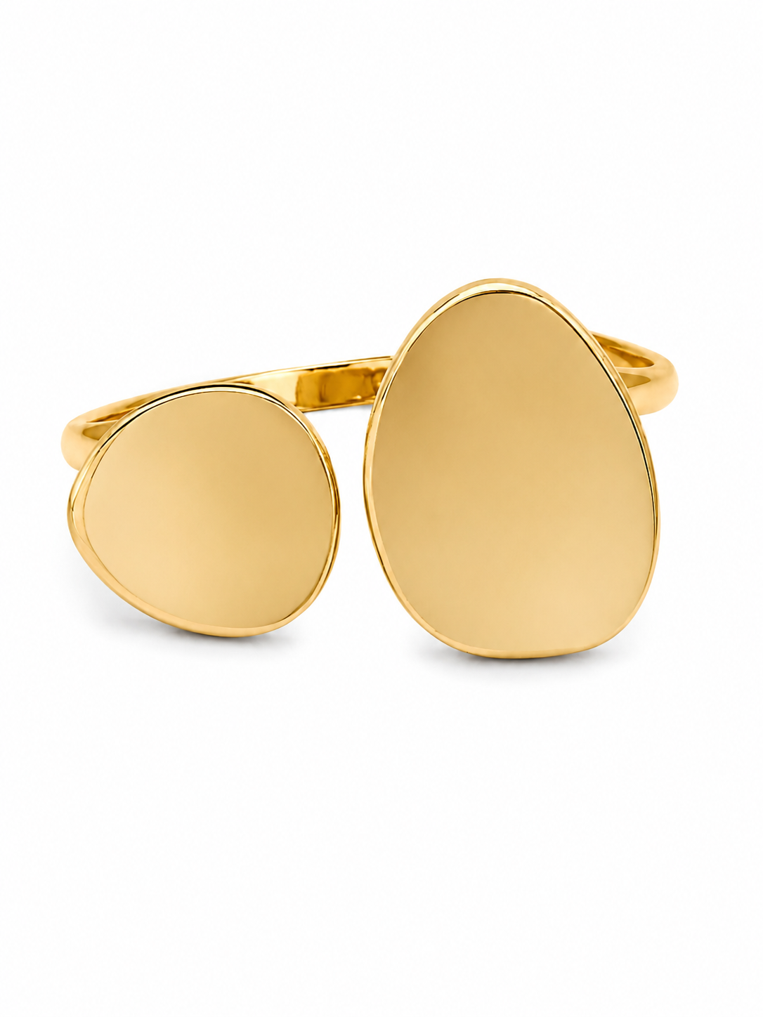 Gold Mirror Wave Bracelet