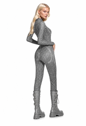 Grey Sparkle Jumpsuit