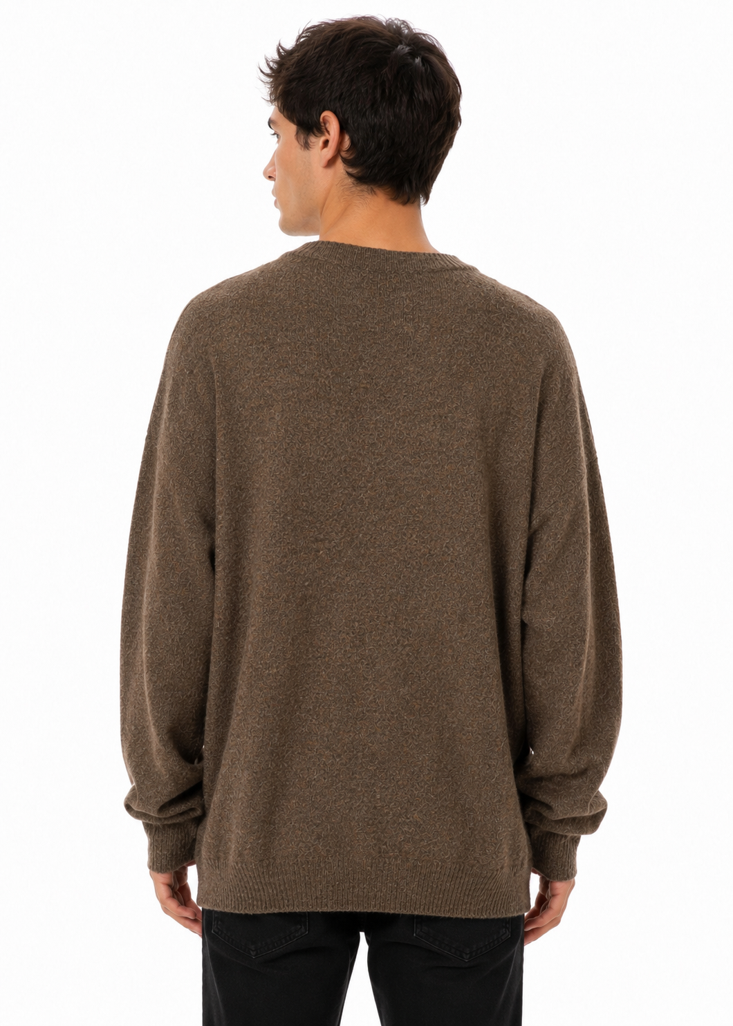 Brown Chain Flow Knit
