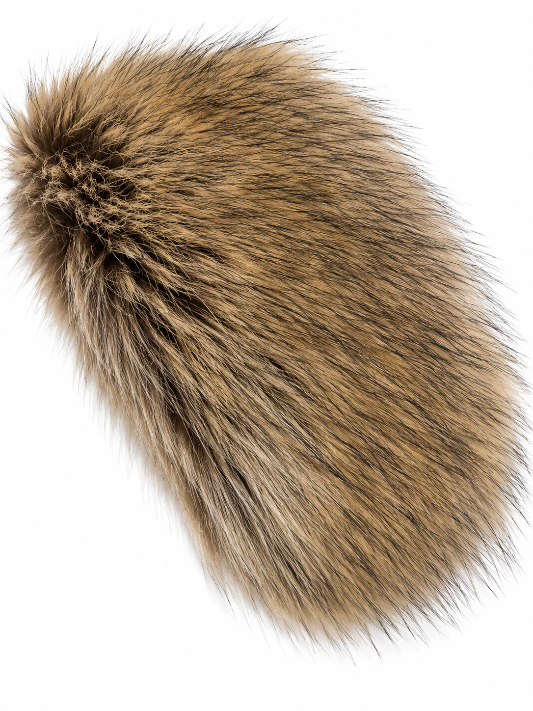 Brown Luxe Faux Fur Scarf