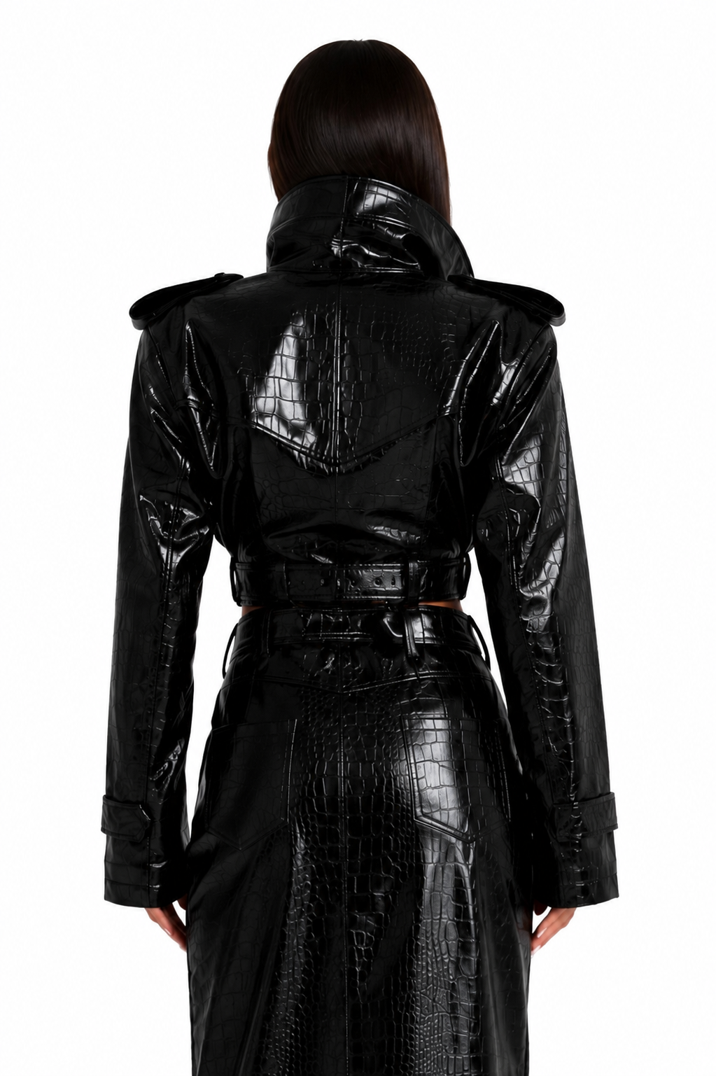 Noir Croc Jacket