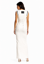 White Dune motion dress