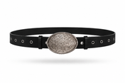 Black Oak Leather Belt
