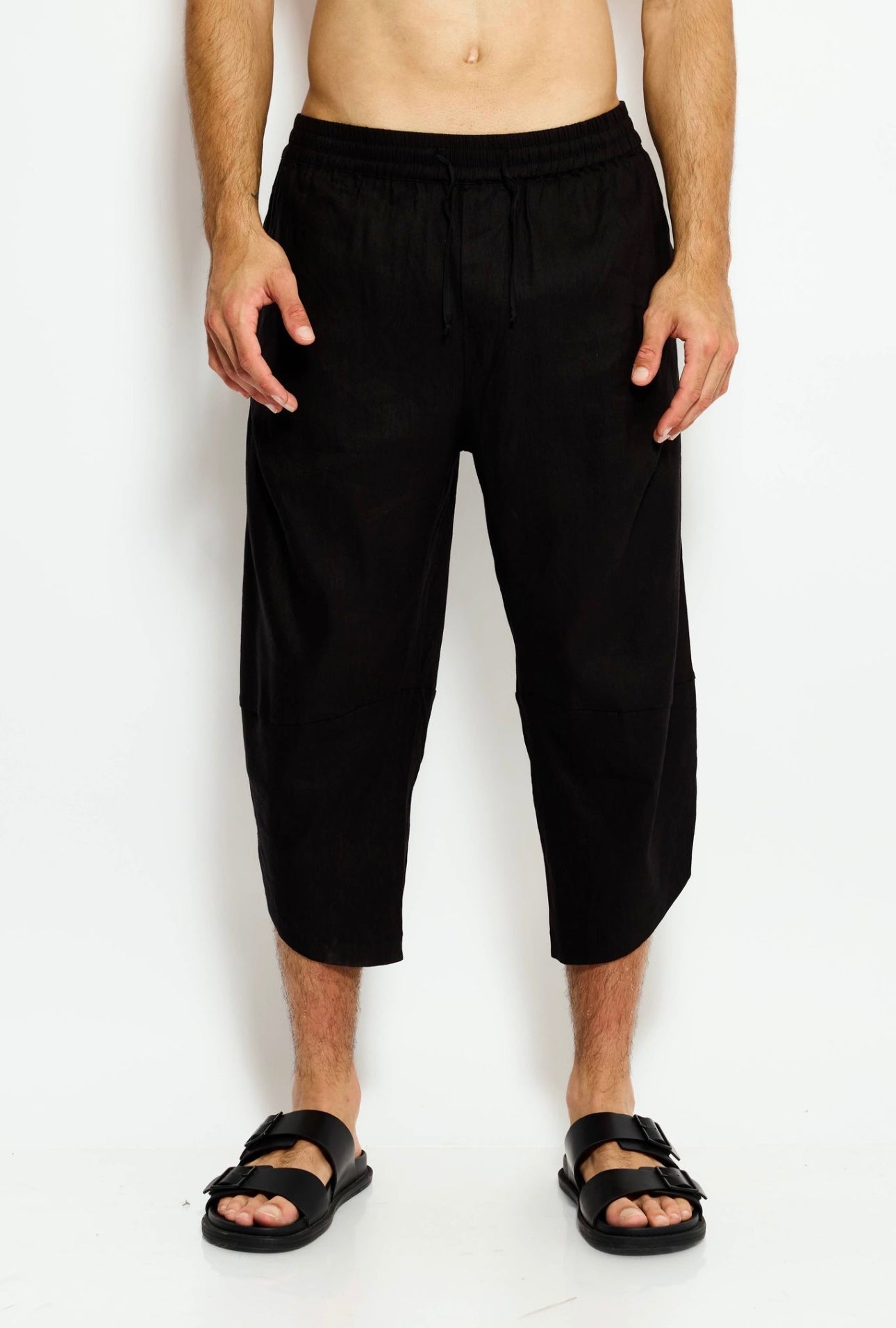 Drop edge pants