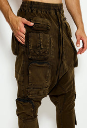 Shadow strap cargo pants