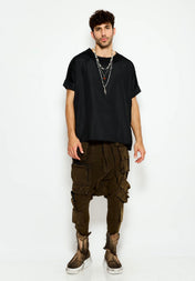 Shadow strap cargo pants