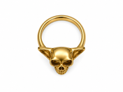 Golden Skull Ring