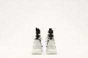 White/Black High Urban Boots