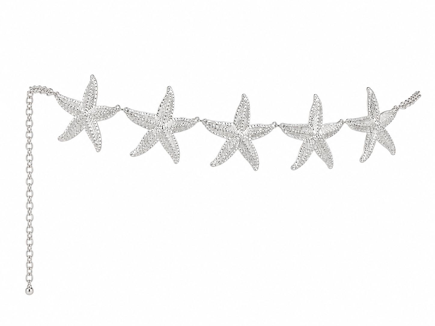 Silver Star Chain Belt