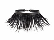 Noir Feather Necklace