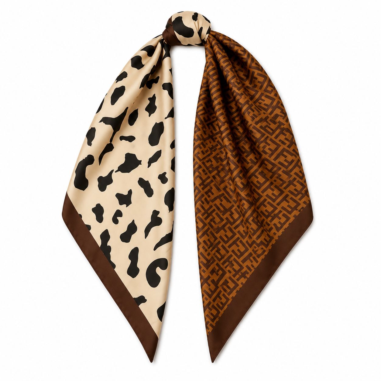 Cocoa Leopard Bandana