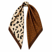 Cocoa Leopard Bandana