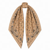 Mocha Paisley Bandana