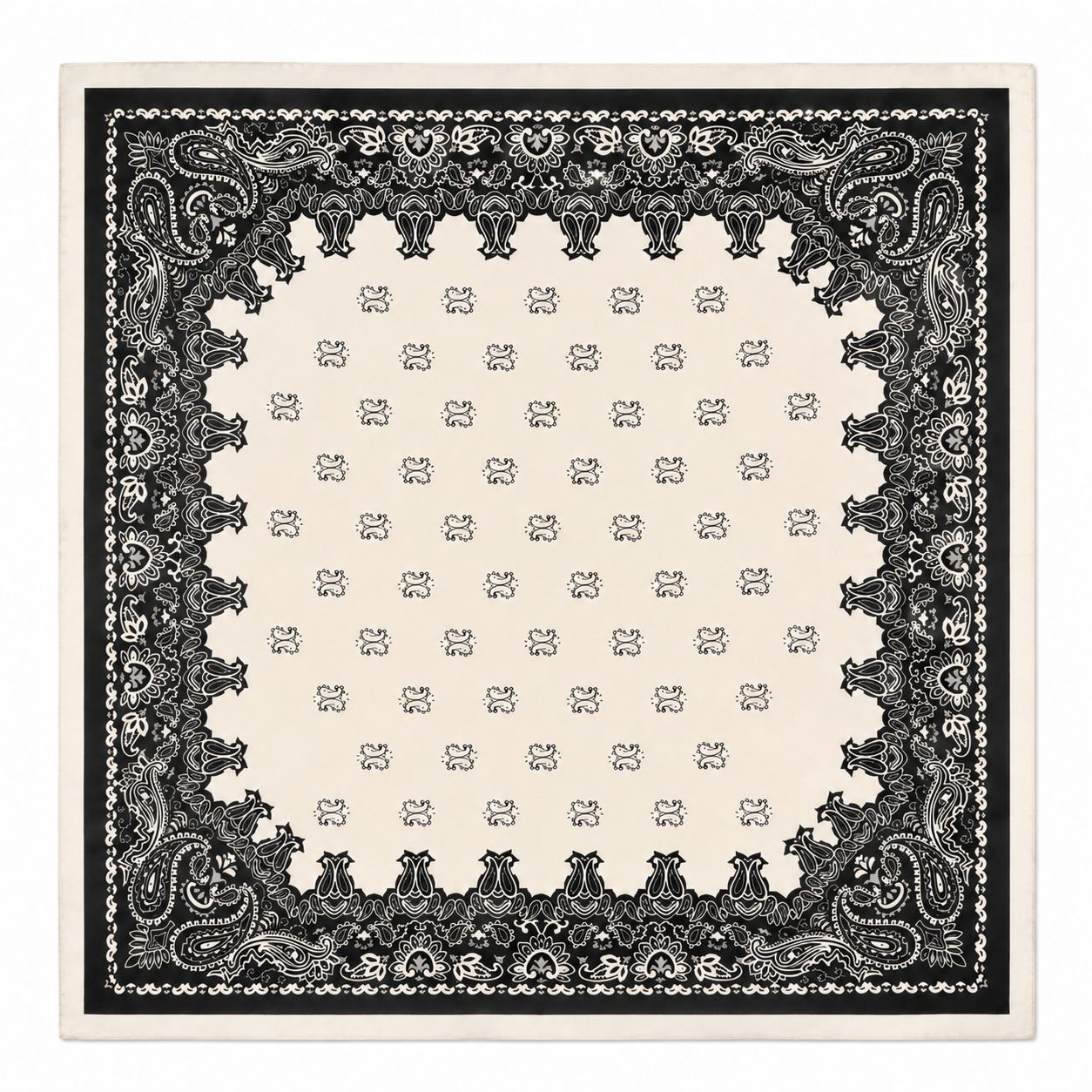 Ivory Noir Bandana