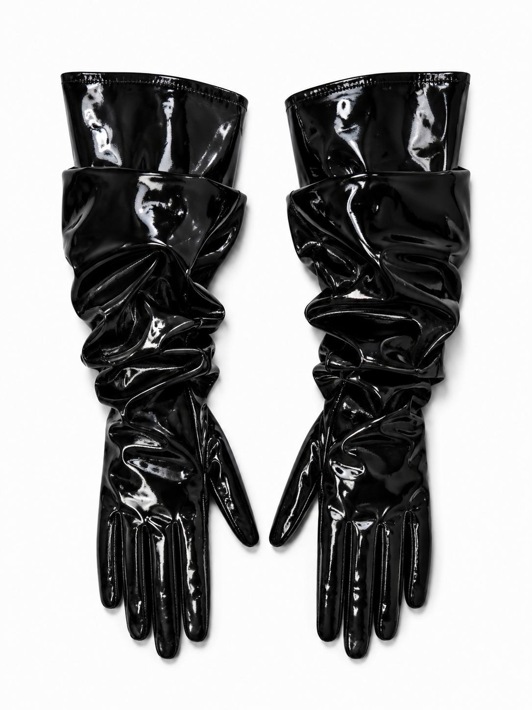 Long black Gloves